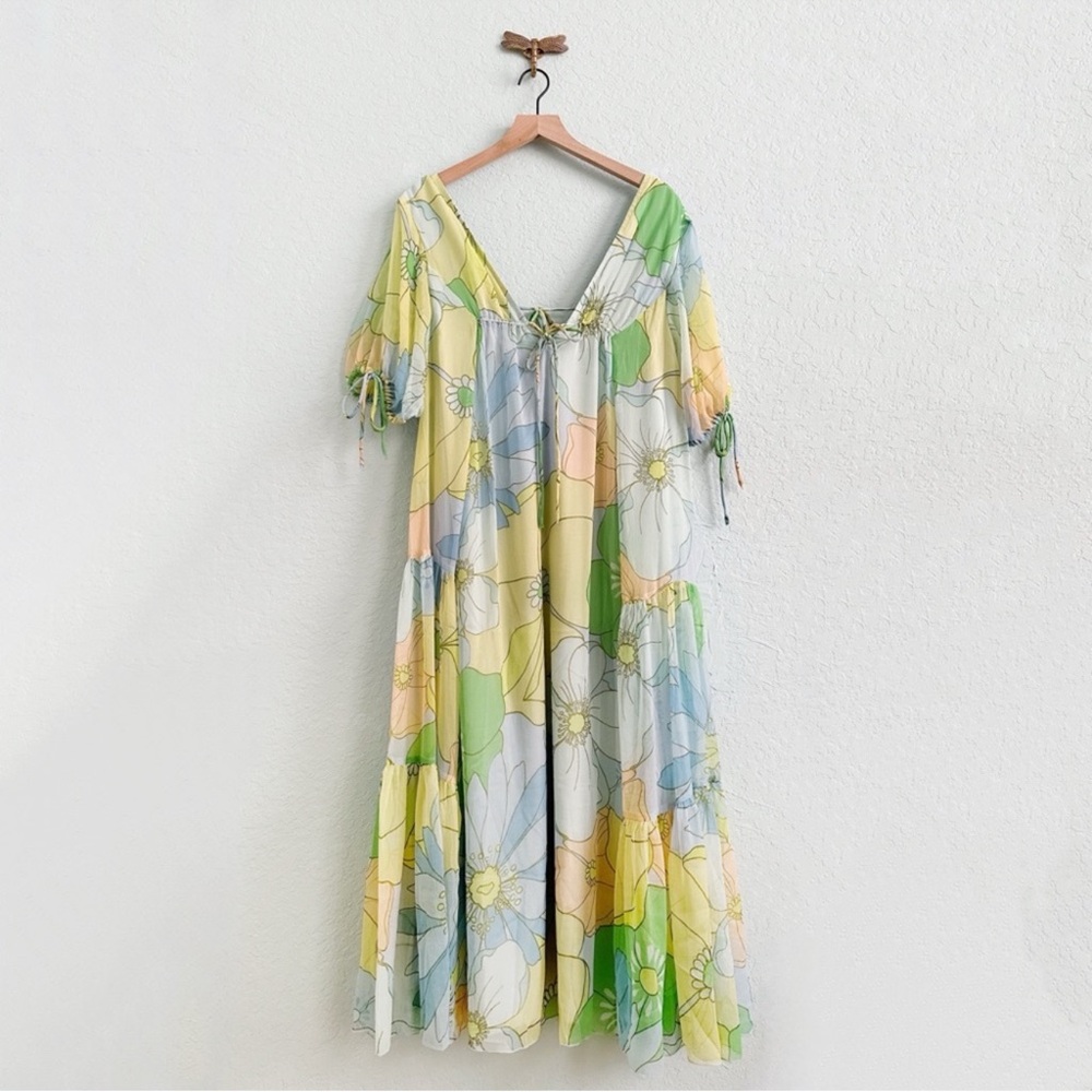 ASOS Pastel Floral Maxi Dress